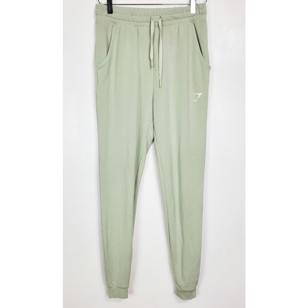 Gymshark Pippa size S training high rise joggers sweatpants light green sports